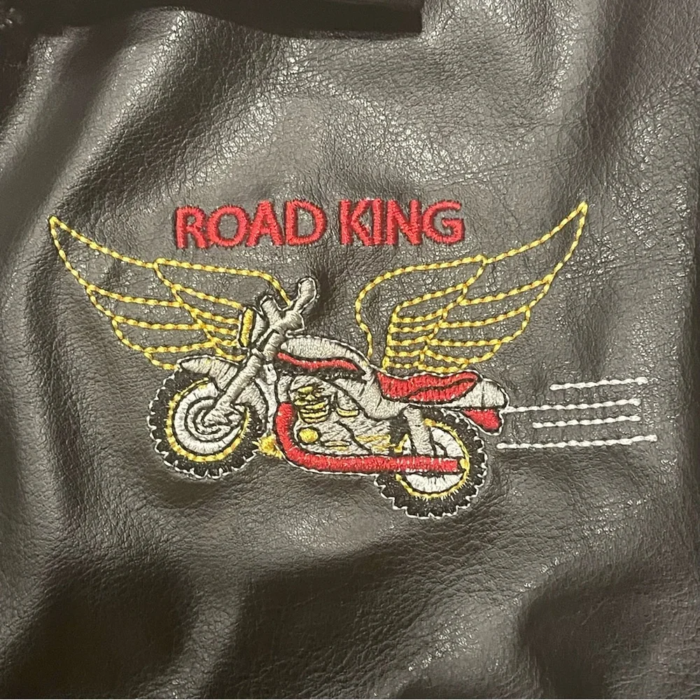 Park Bench Kids Road King Black Motorcycle Jacket - 4T